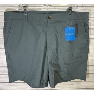 NWT Men's‎ Columbia Archer Mountain Cotton Shorts Size 40 X 8" Seam Grey